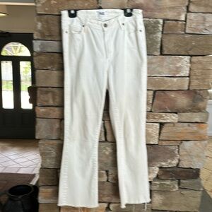 Paige Stretch Jeans- frayed edge ankle length